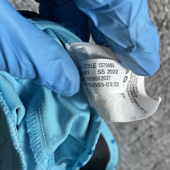 Under Armour Performance Chino Shorts Men’s Size 44 Baby Blue Floral Stretch - Picture 5 of 8